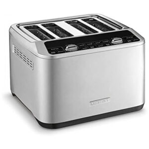 ECTQDBYWWPW90B_2-3 jpg - CPT 540 Torradeira Elétrica 4 Fatias Motorizada e Digital com Pinças de Bambu, 110v, CUISINART, Prateado