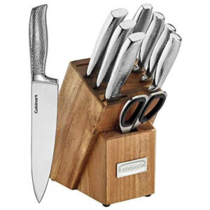 ECTQDJ7XR4680B_0-2 jpg - Conjunto de Facas em Cerâmica com Afiador Embutido e Bloco de Bancada 10 Peças, CUISINART MAIN 43205, Prateado