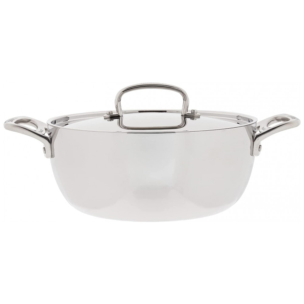 ECTQE1ZR2N800B_5 jpg - Forno Holandês com Tampa 4 Litros em Aço Inoxidável Tri Py, Cuisinart French Classic