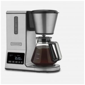 ECTQEDVUU2410B_1 jpg - Cafeteira Elétrica Programável P1 de 8 Xícaras Filtro de Aço Inoxidável Programável de 24h Auto Limpeza, CUISINART CPO 800, Prateado