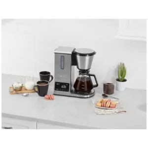 ECTQEDVUU2410B_3 jpg - Cafeteira Elétrica Programável P1 de 8 Xícaras Filtro de Aço Inoxidável Programável de 24h Auto Limpeza, CUISINART CPO 800, Prateado