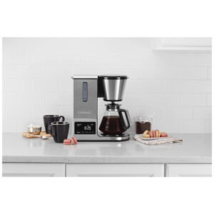 ECTQEDVUU2410B_4 jpg - Cafeteira Elétrica Programável P1 de 8 Xícaras Filtro de Aço Inoxidável Programável de 24h Auto Limpeza, CUISINART CPO 800, Prateado