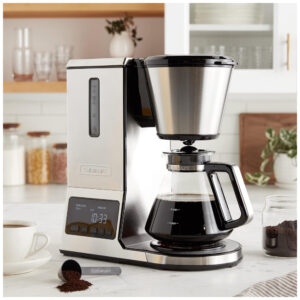 ECTQEDVUU2410B_7 jpg - Cafeteira Elétrica Programável P1 de 8 Xícaras Filtro de Aço Inoxidável Programável de 24h Auto Limpeza, CUISINART CPO 800, Prateado