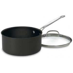 ECTQEF5OL1000B_6 jpg - Panela Antiaderente com Tampa, 4 Litros em Aço Anodizado, Cuisinart 6194 20 Chefs Classic