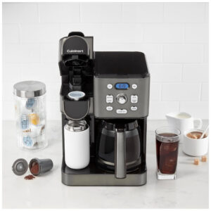 ECTQF6D959PB0B_2 jpg - Cafeteira Programável 1 Litro em Aço Inoxidável com Painel Digital, 110V 800W, Cuisinart, Preta