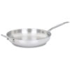 ECTQG6MC80000B_0 jpg - Frigideira em Aço Inoxidável de 30 cm com Alça Auxiliar, Cuisinart Chef s Classic 722 30H, Prata