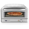 Forno de Pizza Portátil de Bancada em Aço Inoxidável Cuisinart CPZ120, 110V 1800W Prata