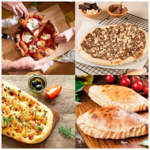Forno de Pizza Portátil de Bancada em Aço Inoxidável Cuisinart CPZ120, 110V 1800W Prata