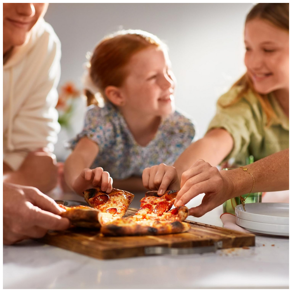 Forno de Pizza Portátil de Bancada em Aço Inoxidável Cuisinart CPZ120, 110V 1800W Prata