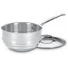 ECTQIXTMO9000B_0 jpg - Panela para Molhos e Cobertura a Banho Maria 4 Litros, Aço Inoxidável, Cuisinart 7111 20 Chefs Classic