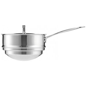 ECTQIXTMO9000B_6 jpg - Panela para Molhos e Cobertura a Banho Maria 4 Litros, Aço Inoxidável, Cuisinart 7111 20 Chefs Classic