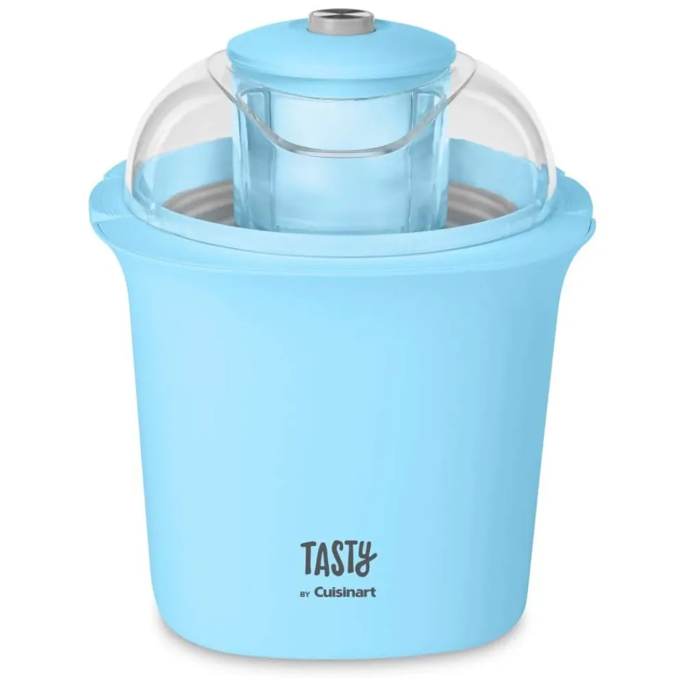 ECTQJ2WXG3B80B_0 jpg - Tasty Sorveteira Elétrica Função Iogurte 1,5L, 110v, CUISINART ICM100TBL, Azul Claro