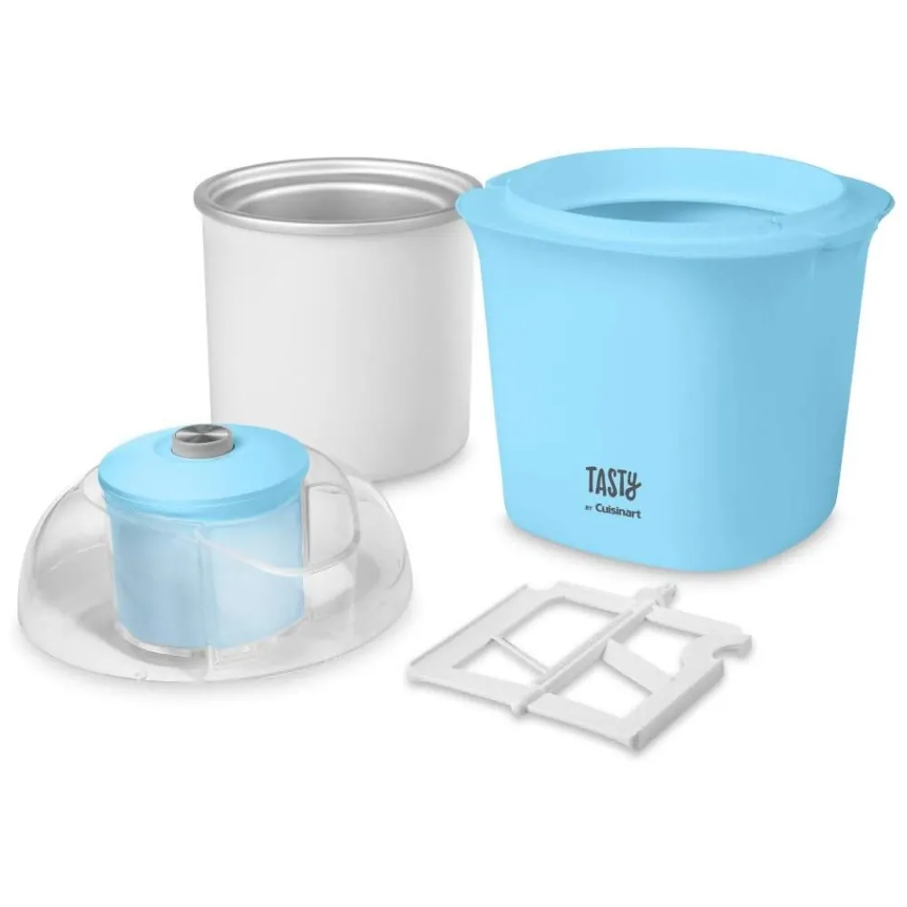 ECTQJ2WXG3B80B_1 jpg - Tasty Sorveteira Elétrica Função Iogurte 1,5L, 110v, CUISINART ICM100TBL, Azul Claro