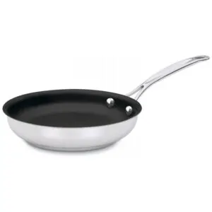 ECTQK6OJ31200B_0 jpg - Frigideira Antiaderente Chefs Classic em Aço Inoxidável, Cuisinart 722 18NS