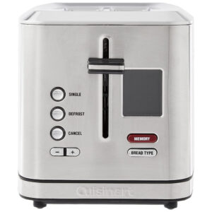 ECTQKNQ1LBM80B_1-1 jpg - Torradeira Elétrica 2 Fatias com Tela LCD Aço Inoxidável, 110v, CUISINART CPT 740, Prateado