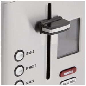 ECTQKNQ1LBM80B_4-1 jpg - Torradeira Elétrica 2 Fatias com Tela LCD Aço Inoxidável, 110v, CUISINART CPT 740, Prateado