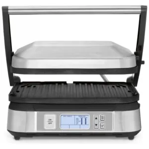 ECTQKX63V2F80B_2-3 jpg - ill Cusinart, sem fumaça de contato, CUISINART GR 6S, Cinza