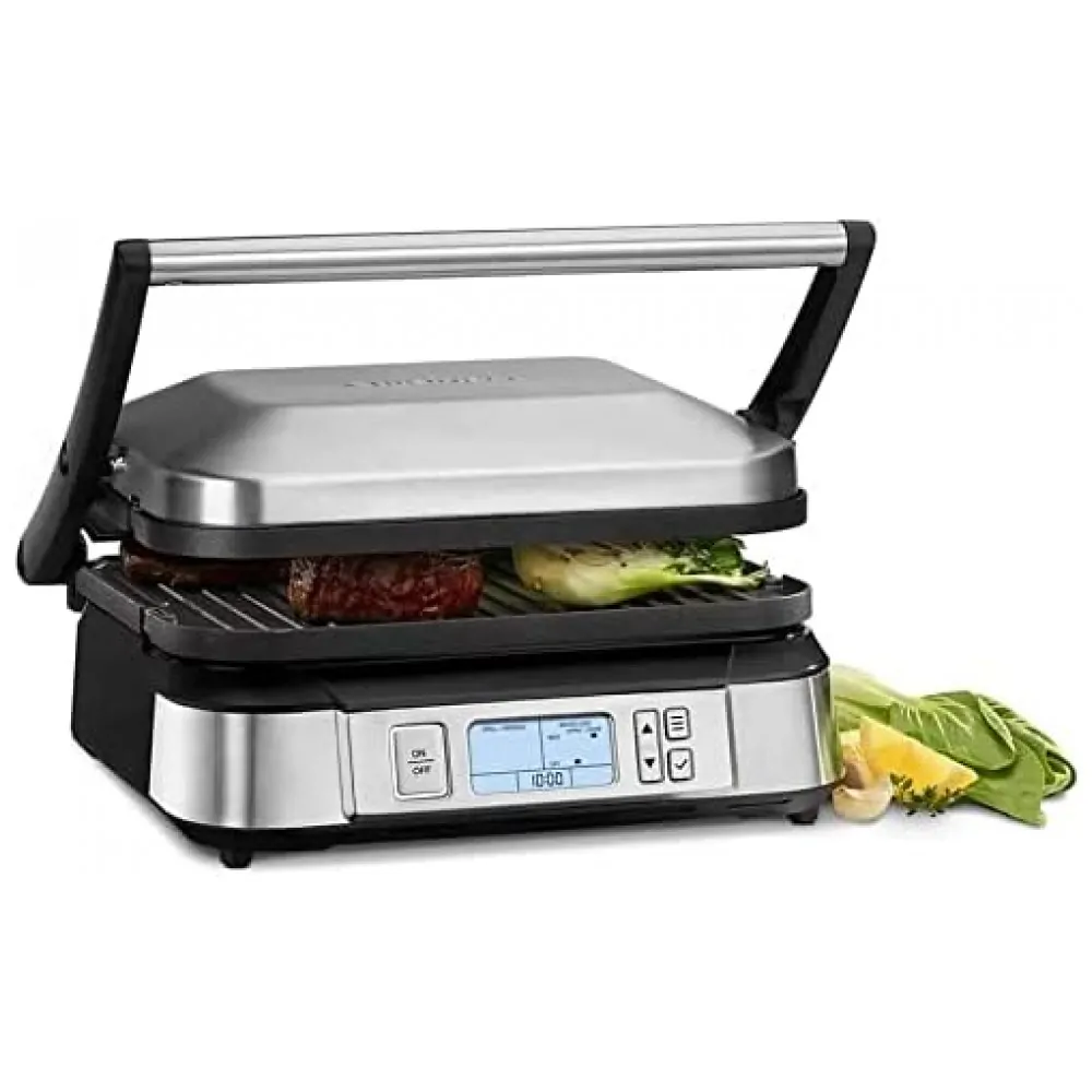 ECTQKX63V2F80B_3-3 jpg - ill Cusinart, sem fumaça de contato, CUISINART GR 6S, Cinza