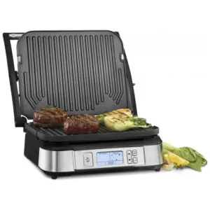 ECTQKX63V2F80B_4-3 jpg - ill Cusinart, sem fumaça de contato, CUISINART GR 6S, Cinza