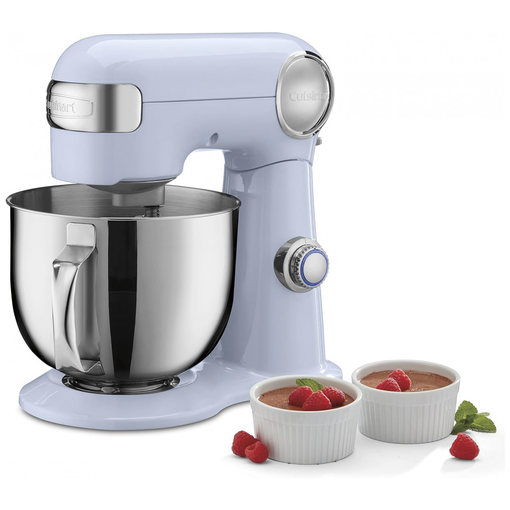 ECTQL4T5PK990B_0 jpg - Batedeira de Bancada 5L com 12 Velocidades, Aço Inoxidável, 500W, 110v, CUISINART SM 50BLU, Lilás