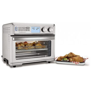 ECTQL6T8WQR90B_4-1 jpg - Forno Elétrico de Bancada TOA95 Multifuncional com Tela LCD 1800W Aço Inoxidável, 110v, CUISINART E9CUITOA95, Prateado