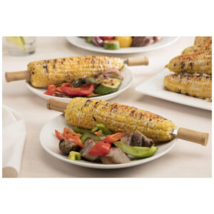 ECTQLX66Z6770B_3 jpg - Kit Estojo Grill, Churrasco de Bambu 13 Peças, CUISINART CGS 7014, Marrom Claro
