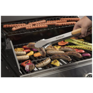 ECTQLX66Z6770B_6 jpg - Kit Estojo Grill, Churrasco de Bambu 13 Peças, CUISINART CGS 7014, Marrom Claro
