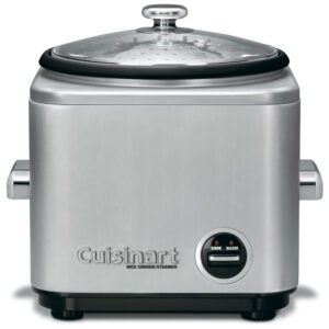 Panela de Arroz Elétrica, 8 Xicaras, Aço Inoxidável, 110v, CUISINART CRC 800, Prateado
