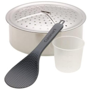 Panela de Arroz Elétrica, 8 Xicaras, Aço Inoxidável, 110v, CUISINART CRC 800, Prateado