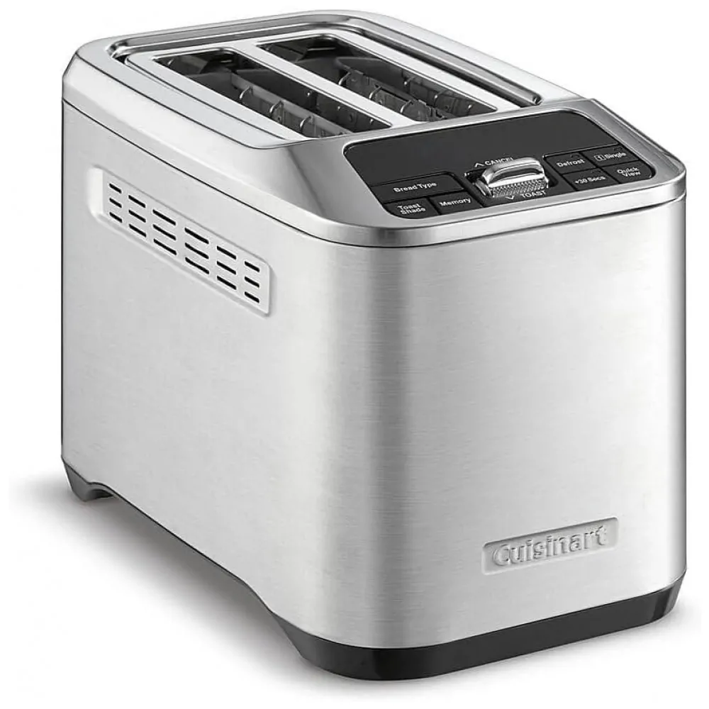 ECTQMGX56FH90B_1 jpg - Torradeira Elétrica 2 Fatias com 4 Níveis de Tostagem, 110v, CUISINART CPT 520, Prateado