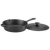 ECTQMT9K9DS70B_0 jpg - Fridideira de Ferro Fundido Pre Preparada com Tampa, CUISINART PCI45 30, Preto
