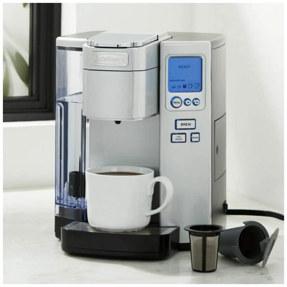 ECTQMV2C1W410B_5 jpg - Cafeteira Elétrica Programável 12 Xícaras Reservatório de Água 2,1L Filtro Reutilizável Cor, CUISINART SS 10, Prateado