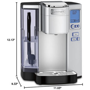 ECTQMV2C1W410B_6 jpg - Cafeteira Elétrica Programável 12 Xícaras Reservatório de Água 2,1L Filtro Reutilizável Cor, CUISINART SS 10, Prateado