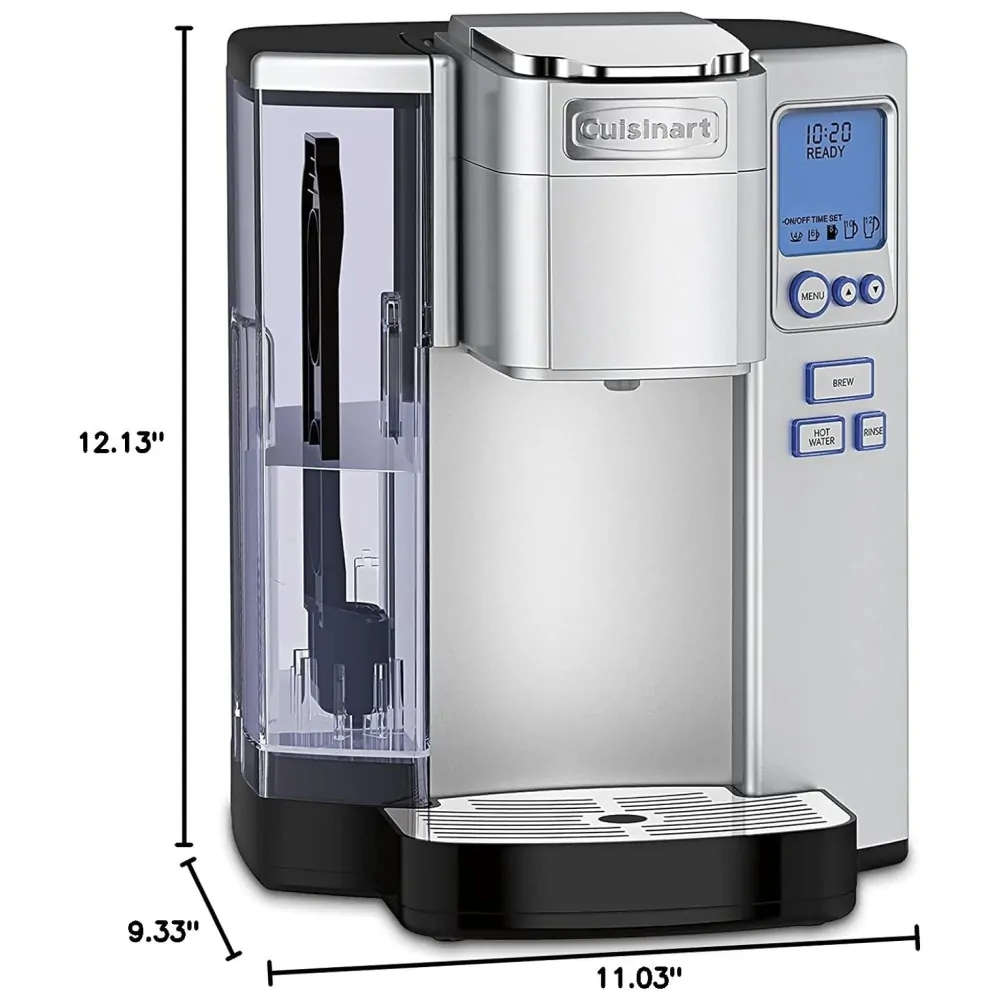 ECTQMV2C1W410B_6 jpg - Cafeteira Elétrica Programável 12 Xícaras Reservatório de Água 2,1L Filtro Reutilizável Cor, CUISINART SS 10, Prateado