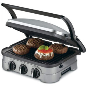 ECTQMYLL59F70B_0-2 jpg - Churrasqueira, Grill GR 4N, 110v, CUISINART, Prateado