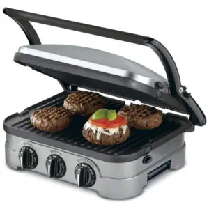 ECTQMYLL59F70B_0-2 jpg - Churrasqueira, Grill GR 4N, 110v, CUISINART, Prateado