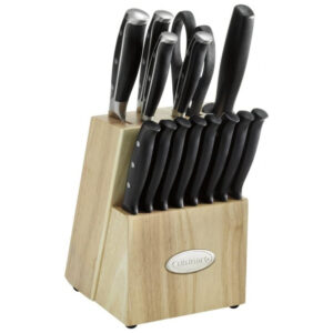 ECTQNFXMYKX60B_1 jpg - Conjunto de Facas com Afiador Embutido e Bloco de Bancada 15 Peças, CUISINART C77TRN 15P, Preto