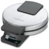 ECTQNZKJ60000B_0-2 jpg - Máquina de Waffle Round Classic Waffle Maker, 1, CUISINART WMR CA, Prateado