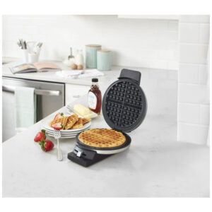ECTQNZKJ60000B_4-2 jpg - Máquina de Waffle Round Classic Waffle Maker, 1, CUISINART WMR CA, Prateado