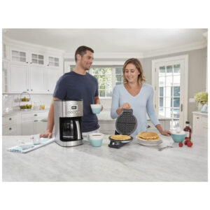 ECTQNZKJ60000B_5-2 jpg - Máquina de Waffle Round Classic Waffle Maker, 1, CUISINART WMR CA, Prateado