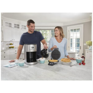ECTQNZKJ60000B_6-2 jpg - Máquina de Waffle Round Classic Waffle Maker, 1, CUISINART WMR CA, Prateado