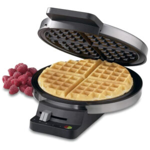 ECTQNZKJ60000B_8-2 jpg - Máquina de Waffle Round Classic Waffle Maker, 1, CUISINART WMR CA, Prateado