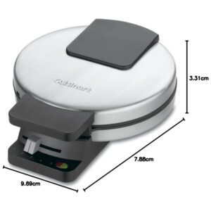 ECTQNZKJ60000B_9-2 jpg - Máquina de Waffle Round Classic Waffle Maker, 1, CUISINART WMR CA, Prateado