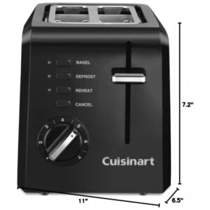 ECTQOB1TZ0K00B_4 jpg - Torradeira 2 Fatias 7 Configurações, 900W, 110v, CUISINART CPT 122BK, Preto