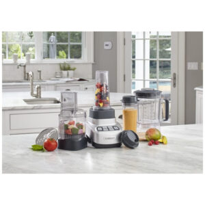 Liquidificador e Processador de Alimentos, 110V 700W, CUISINART BFP 650, Prateado