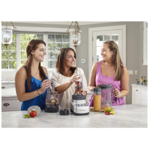 Liquidificador e Processador de Alimentos, 110V 700W, CUISINART BFP 650, Prateado