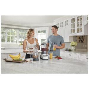 Liquidificador e Processador de Alimentos, 110V 700W, CUISINART BFP 650, Prateado