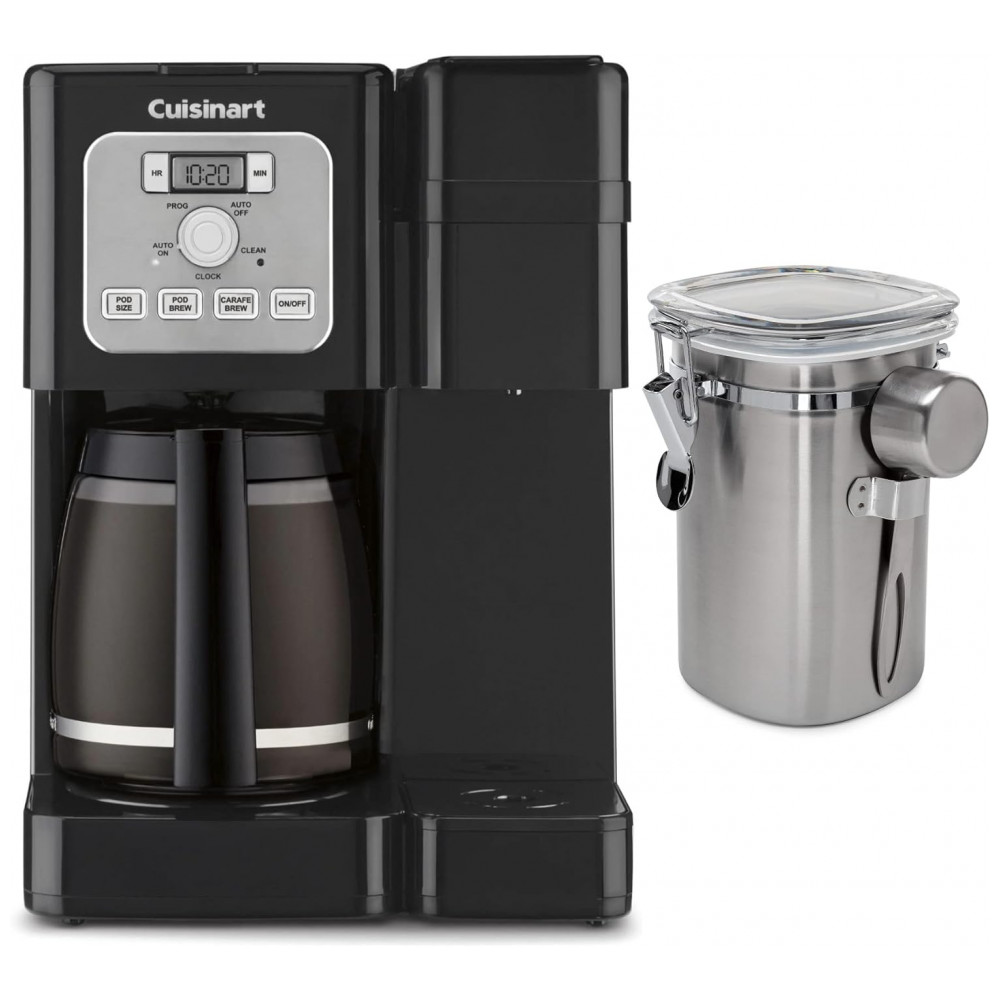 ECTQPSFHS7590B_0-3 jpg - Cafeteira Elétrica Programável SS 12 Reservatório 1.8L com Tela LCD e Pote de Aço Inox, 110v, CUISINART, Preto