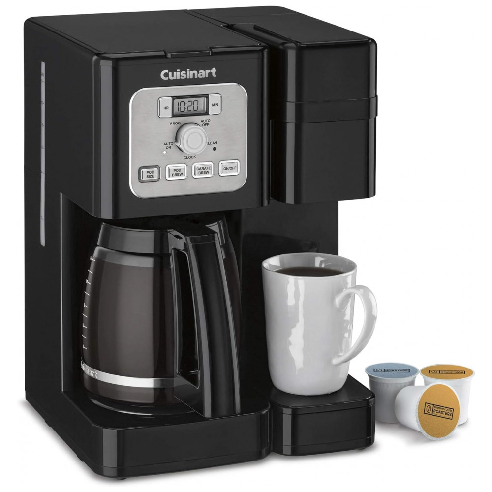 ECTQPSFHS7590B_3-3 jpg - Cafeteira Elétrica Programável SS 12 Reservatório 1.8L com Tela LCD e Pote de Aço Inox, 110v, CUISINART, Preto
