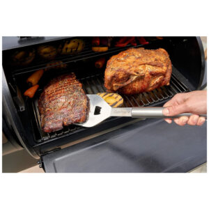 ECTQQNE2RT310B_3 jpg - Luxo Acessório Churrasco Grill 20 peças, Aço Inox Temómetro, CUISINART CGS 5020, Prateado